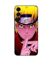 Phone Case - Maniacase - Samsung Galaxy A16 - Silicone - Black - Naruto Crossed Hand juoda