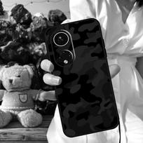 Military Army Camouflage Case For Honor X9b X8b X8 X9 X6a X7a X8a X9a Honor Magic 6 5 Pro 50 70 90 Lite Back Cover Honor 9X black