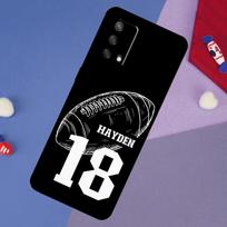 Personalised Name Football Volleyball Case For OPPO A98 A78 A58 A18 A96 A76 A16 A15 A17 A77 A5 A9 A74 A94 A52 A72 A53S A54S A57S OPPO A96 4G white