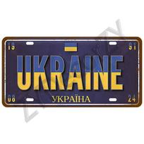 Plaque Israel Spain France Home Metal Sign Germany Craft Bar Decor Tin Sign USA Country Flag Tinplate Plate For Wall Restaurant 15 x 30cm