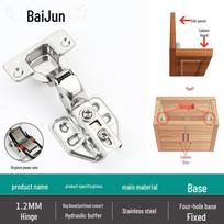 304 nerūdijančio plieno hidraulinis spyruoklinis buferinis lankstas spintelės ir drabužių spintos durims