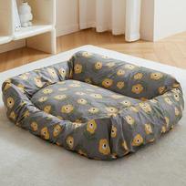 Winter Kennel Warm Wash Cover Dog Pad Waterproof Urine Dirty Dog Bed Cover Four Seasons Universal Protective Cover S：70*60cm