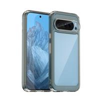 For Google Pixel 9 Pro Case For Google Pixel 8A 7A 6A 7 8 9 Pro Cover Colorful Soft Edge Silicone Transparent Shockproof Bumper For Pixel 7 pilka spalva