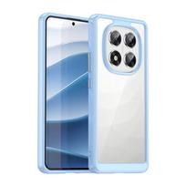 For Redmi Note 14 Pro 5G Case For Redmi Note 14 Pro Cover Colorful Soft Edge Silicone Transparent Bumper For Redmi Note 14 Pro For Redmi Note14 Pro gray