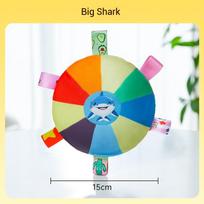 Dog Frisbee Toy Plush Sound Interactive Puppy Frisbee Teeth-Resistant Bite Frisbee Toy Pet Supplies juoda
