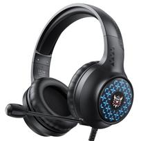 For Ps4 Ps5 Xbox Computer Pc Gamer Headset Wired 3.5mm Headphones Led Hifi Stereo Bass Gamer Headphone With Noise Canceling Mic Blue light