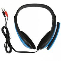 3,5 mm laidinės ausinės PC žaidimų ausinės su mikrofonu Triukšmo slopinimas Stereo ausinės Šalmas PS4 Xbox One Nešiojamam kompiuteriui Double 3.5mm Blue