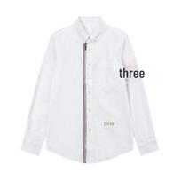 Tide Brand Unisex Zip Cardigan & Oxford Stripe Shirt 0 balta