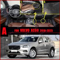 Automobilio kilimėliai Volvo XC60 2018-    2024 2025 individualūs automobilių paklotai Automobilio kilimų uždangalas Salono aksesuarai Black-Black