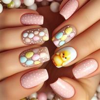 24 Pieces French Tip False Nail Square Shape Press on Nail Manicure Nail Art Easy Application for Women and Girls brown