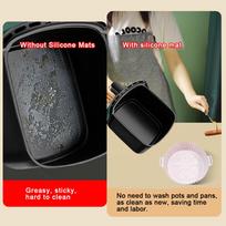 Silica Gel Silicone Air Fryer Liner Easy To Clean Non-Stick Mess-Free Cooking Heat-resistant Durable