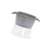 Round Sphere Ice Mold Ice Ball Maker Mould Silicone Non-stick Ice Cube Tray Tool gray