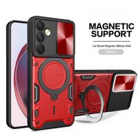 For Samsung Galaxy A15 A35 A55 5G Case Armor Slide Camera Lens Protect Cover For Samsung A55 A 15 35 55 Magnet Holder Ring Cover For Galaxy A15