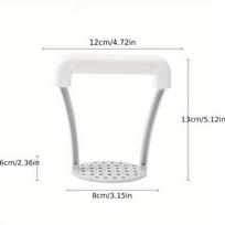 1Pc Creative Manual Potato Mashers Easy Press Purple Sweet Potato Pumpkin Manual Crusher Making Mud Tools Kitchen Accessories white