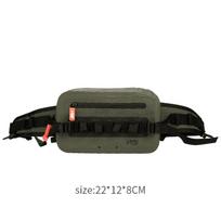 Fishing Tackle Waterproof Bag Outdoor Waist Fanny Pack Capacity Crossbody Bag Fishing Lures Line Box Storage Accessories black