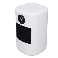Electric Space Heater Portable Mini White Heater LED Display Desktop PTC Ceramic Heater for Home EU Plug white