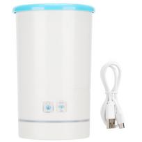 Automatinis elektrinis gyvūno pėdų ploviklis, valymo puodelis, įkraunamas per USB, silikoninis šepetėlis, letenų ploviklis white
