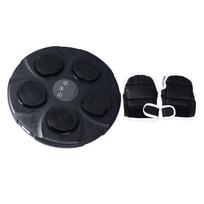 Music Boxing Machine Black Wall Mounted Bluetooth with Adult Gloves Music Boxing Training Equipment