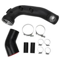 Air Intake Turbo Charger Pipe Kit Aluminium Alloy Silicone Tube Fit for N54 Engine