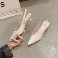 Seksualūs Stiletai Šventiniai Moteriški Basutės Vasarinės Moteriškos Dizainerių Smailūs Madingi Aukštakulniai Basutės Patogūs Batai Sidabriniai 37 gray