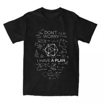 I Have A Plan DnD Science Of D20 Apparel Shirt Men Women Dragons Funny  New Arrival Clothes S juoda