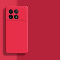 For POCO X6 Pro Case For POCO X3 X4 GT X4 X5 X6 Pro 5G Cover Original Liquid Silicone Rubber Shockproof Bumper For POCO X6 Pro For POCO X4 GT raudona