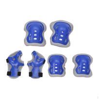 Vaikų saugos įranga žaidimas su alkūnių ir riešų apsaugomis mėlyna