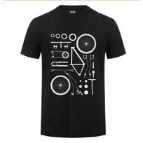 Funny Funny MTB Mountain Biker Explodes Into Parts Group Team Clothing T-shirt Fashion Trend Casual Clothing Short Sleeve Top S smėlis