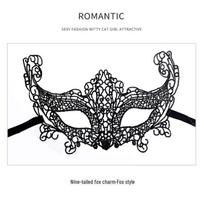 Manyan Lace Eye Mask - Sexy Lingerie Accessories SP216-2107 One Size black