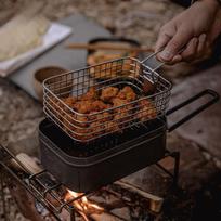 Frying Basket French Fry Fries, Chips, Chicken Folding Handle Outdoor Indoor