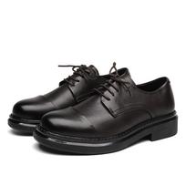Odiniai vyriški batai vestuvėms Oxfords verslo laisvalaikio darbo batai vyrams Klasikiniai prabangūs smaili vyriški suknelių batai 38 ruda