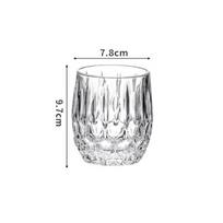 300ml Diamond Painting Wine Glass Coffee Cups Whiskey Cocktail Drinking Glasses Drinkware Transparent Household Wedding Gifts 1pcs white