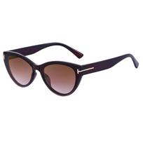 Cat Eye Sunglasses Women'S T-Word Sunglasses Women'S Tide Advanced Glasses Sunglasses