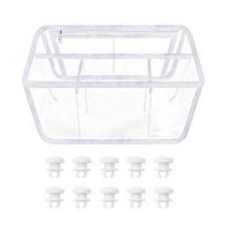 Waterproof Transparent Storage Bag Zipper Closure Large Capacity Multipurpose Clear Beach Bag Organizer Accessories balta