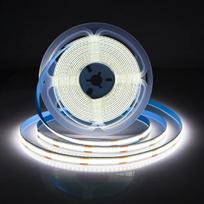 5V COB LED Strip Light with Hand Sweep Sensor USB Dimmable Flexible Light for Bedroom TV Mirror Backlight Kitchen Wall Decor 1M balta