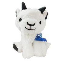 1PC Goat Doll Super Cute Plush Doll Built In Pure Cotton Vacuum Packaging Doll Plush Toy Festival Gift Room Accessories Toy 17cm balta