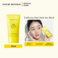 Nature Republic California Aloe Daily Sun Block SPF50+ PA++++ 57ml+RANDOM GIFT
