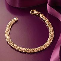 lobster claw clasp luxurious hollowed out pattern ideal birthday or holiday gift Elegant bracelet - complex weaving design golden  Accessories auksinė
