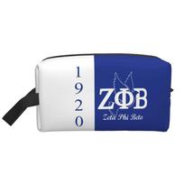 Zeta Phi Beta Print Storage Bags Portable Large Capacity Travel Toiletry Bag Ideal for Travel Storage Makeup Bags Cosmetic Bag 25.5x16x12.5CM juoda