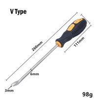 1Pc UV Type Screwdrivers Nail Puller Nail Driver Pry Tools Nail Remover 260mm For Home Repair Tools Workshop Hand Manual Tools