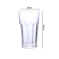 2 vnt. rinkinys 14 oz 405 ml Kūrybinis alaus puodelis Aštuonkampiai gėrimo indai Skaidrūs kokteilių Long Island Iced Tea puodeliai vakarėliui Puodeliai 2pcs