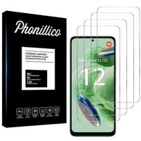 Grūdintas stiklas Xiaomi Redmi Note 12 5G [4 vnt. pakuotė] Ekrano apsauginė plėvelė Phonillico® skaidri