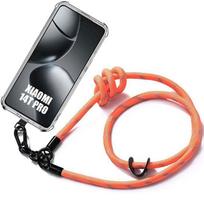 Case for Xiaomi 14T Pro - Reinforced Corners with Robust Cord Orange - EFConnection