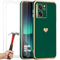 Case for Xiaomi 13T - Xiaomi - 13T Pro - Shockproof - Hybrid Silicone - Night Green