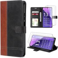 Case for Xiaomi Redmi Note 13 Pro+ 5G - E.F.Connection - Brown - Two-Tone Leather Effect - Flexible - With Kickstand