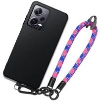 Coque pour Xiaomi Redmi Note 12 Pro 5G - Xiaomi - Noir Antichoc - Anti-Rayures - Cordon Démontable Multicolore