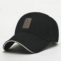Vyriški reguliuojama beisbolo kepurė Laisvalaikės kepuraitės berniukams Snapback Kepurės lauke Sportinės žvejybos kepurė Vasarinė apsauga nuo saulės Kelioninė kepurė golfo kepurė juoda