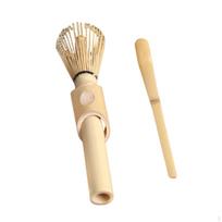 Arbatos šluotelė Matcha Bambukinė Rankų darbo Gaminimo įrankis Indas Tradicinė Ilga Rankena skirta