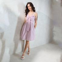 Virgio Women Mini Length Sleeveless Fit And Flare Fit Sweet Heart Neck Dress S levanda
