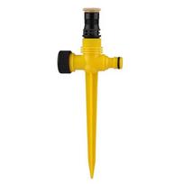 Garden Tools Automatic Rotary Sprinkler Garden Watering Device Sprinkler Lawn Garden Sprinkler 1PC geltona